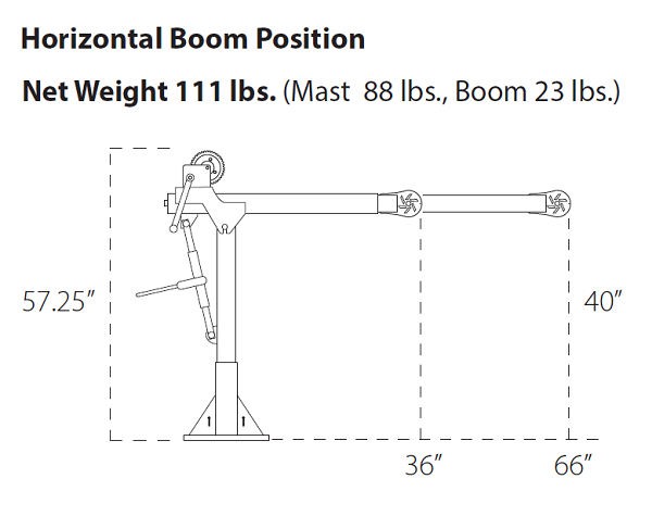 USA Measurements The Lifter US-LC500 Crane Scale, 500 lb x 0.2 lb