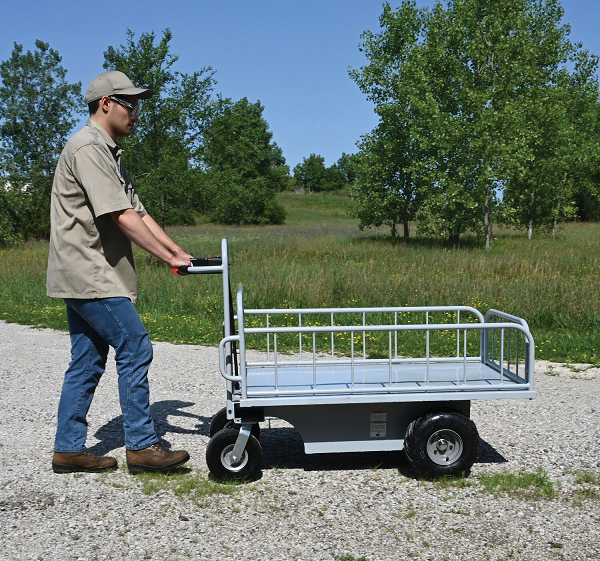 All-Terrain Electric-Powered Platform Cart 1000 lb Capacity