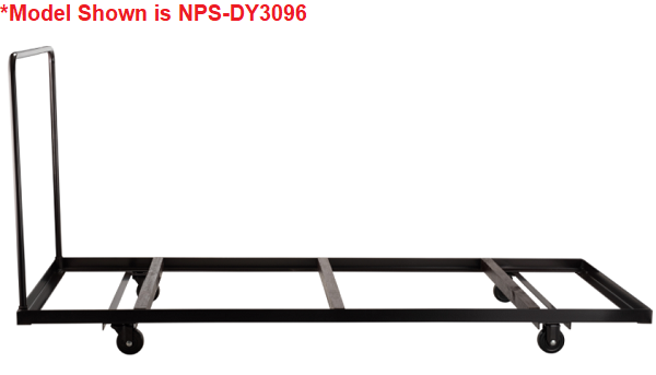 Heavy-Duty Table Cart for 18/24W x 96L Rectangular Folding Tables -  NextGen Furniture, Inc.