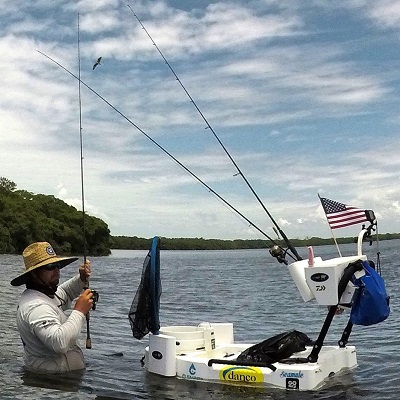 Seamule Floating Wade Fishing Cart