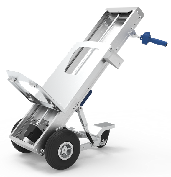 Electric-Powered Drive and Lift Hand Truck - 375lbs Capacity