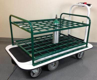 48 Medical Gas Cylinder Motorized Cart