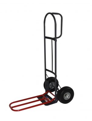 Steel Hand Truck- 26" Nose Plate Extension-10" Pneumatics or Puncture Proof Tires