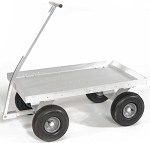 Compact Heavy Duty Aluminum Pull Wagon