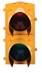 Yellow Aluminum Dock  Traffic Control Light
