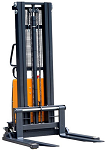 Ekko Power Lift Straddle Stacker 119" Lift 3300lb Capacity with Larger Battery