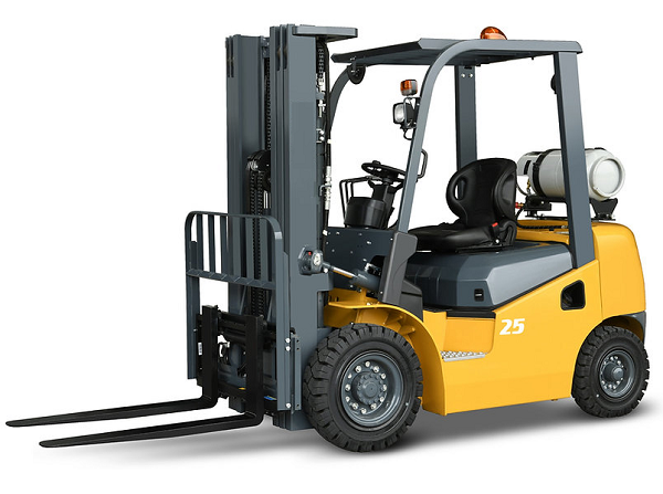 Ekko Gas-Powered Drive and Lift 4-Wheel Forklift 189" Lift 5000lb Capacity