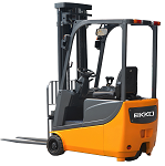 Ekko Power Drive and Lift 3 Wheel Forklift 138" Lift 3300lb Capacity