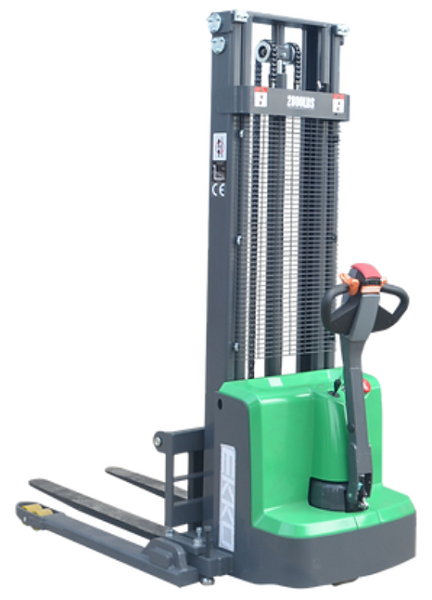 Ekko Power Drive and Lift Stacker 138" Lift 2800lb Capacity with Lithium Battery