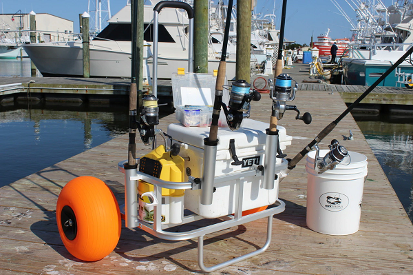 Fish-N-Mate Pier Cart with Table