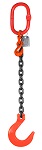4500 lbs Chain Lifting Sling with Single Foundry Hook