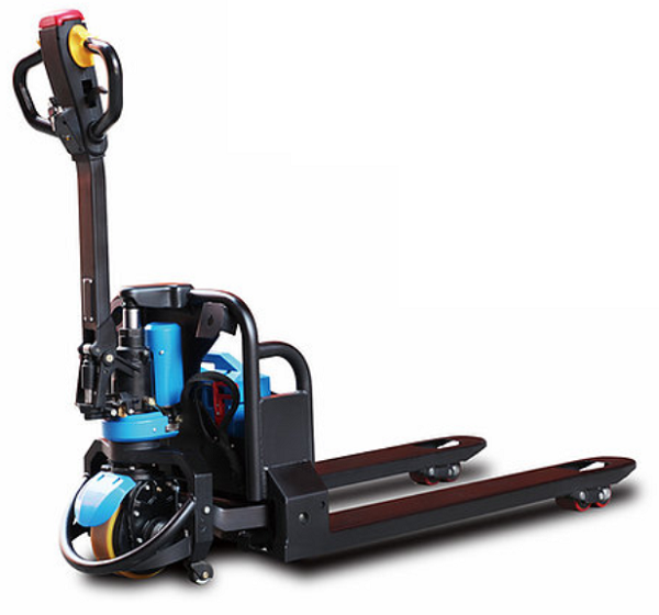 Fully-Electric Walkie Pallet Jack with Extra Lithium-Ion Batteries - 3300lb Capacity