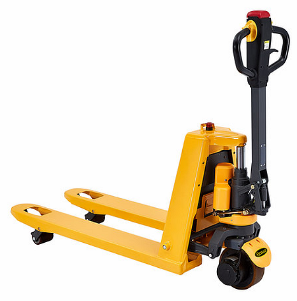 Compact Fully-Electric Pallet Jack with Lithium-Ion Batteries - 3300lb Capacity