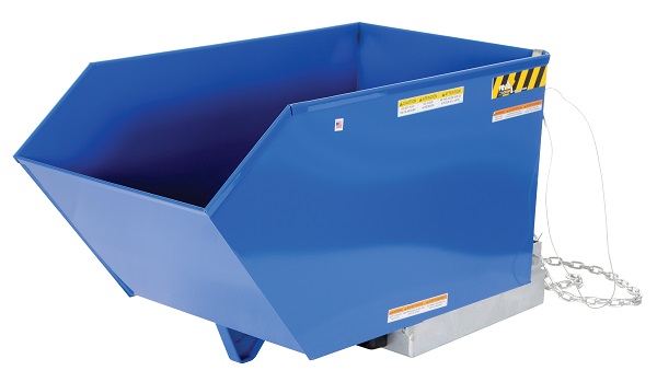 4000 lb Capacity-90° Adjustable Self Dumping Steel Hopper