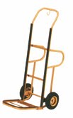 Brass Hotel Luggage Hand Truck with Backrest