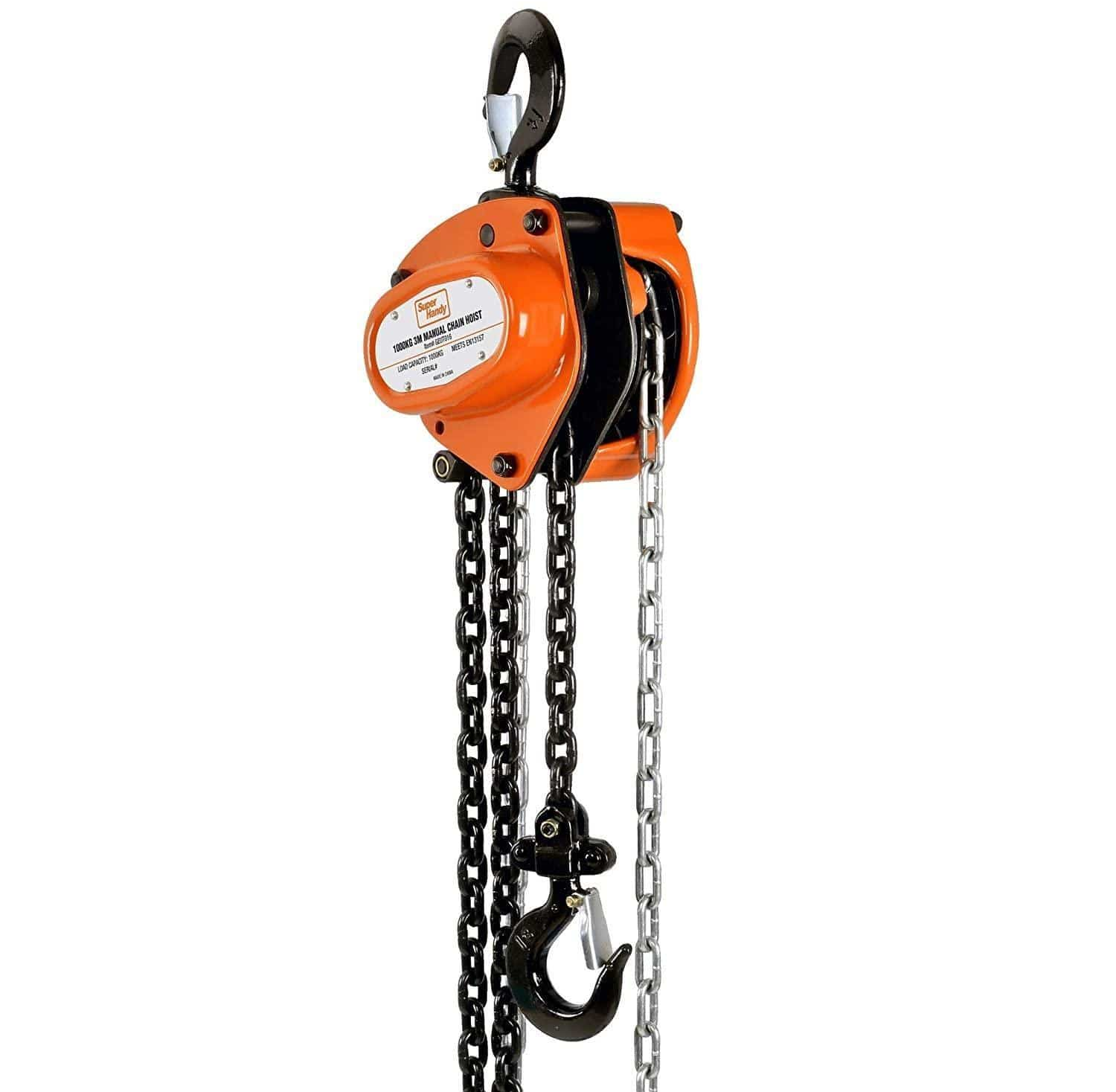 Heavy Duty Aluminum Chain Hoist - 2200lb Capacity