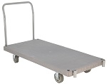 Heavy Duty Single Handle Plastic Platform Trucks