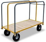 Heavy Duty Steel Panel Cart with 10" Wheels