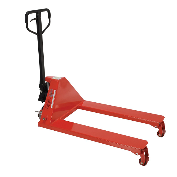 Heavy Duty Pallet Truck with Nose Wheels - 27" x 38"