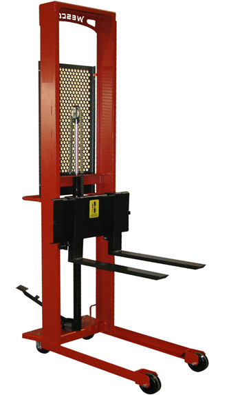 Hydraulic Fork Stacker Lift Truck 1000 lb. Capacity