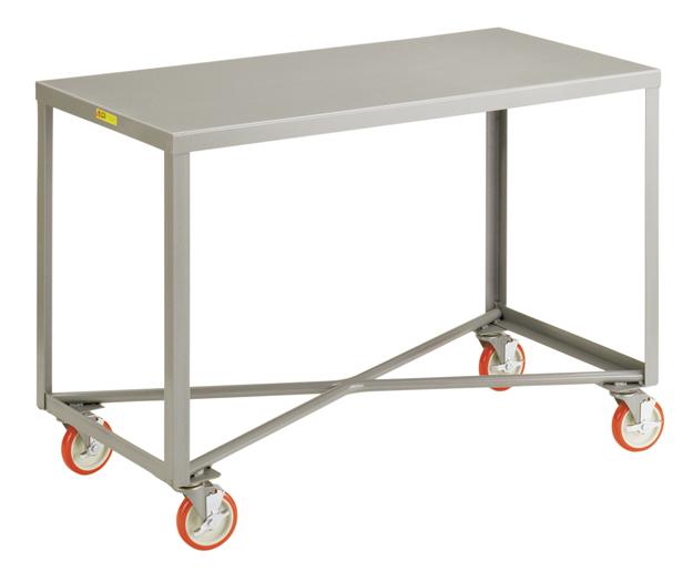 4 Swivel Mobile Table With Brakes