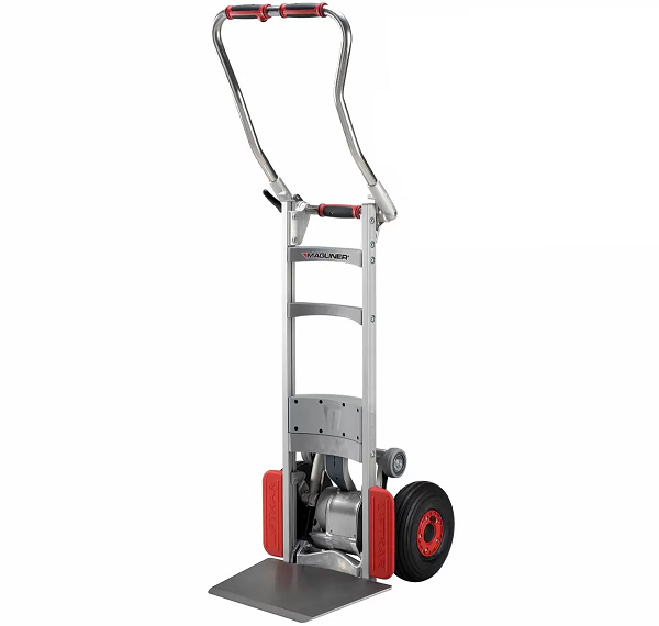 Magliner Lithium-Battery Powered Stair Climbing Hand Truck for Kegs and Cylinders with Foldable Handle