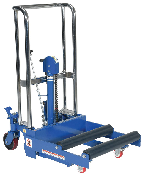 Manual Compact Stacker for Roll Materials - 38" Lift