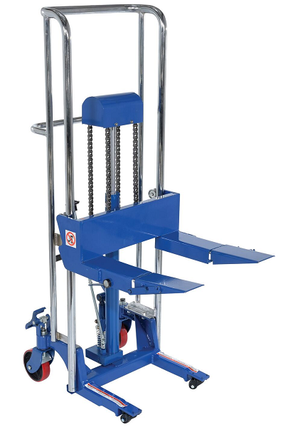 Manual Stacker for Roll Materials - 51" Lift
