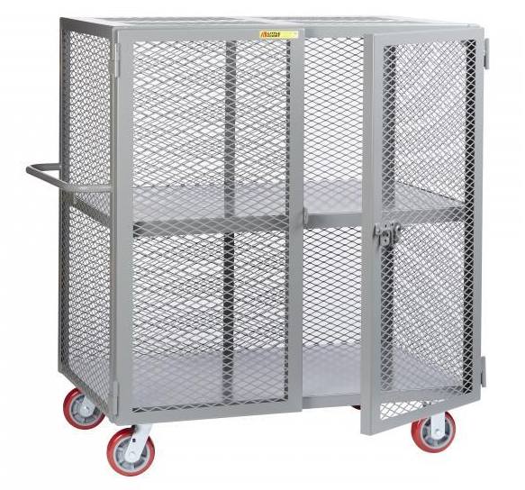 Mobile Storage Locker See Through Sides with Handle