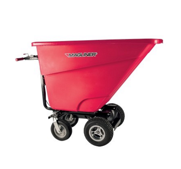 Motorized Dumping Cart - 13-1/2 Cubic Feet 400lb Capacity