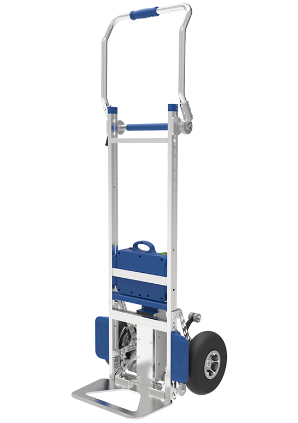 Multi-Purpose Powered Stair Climbing Hand Truck with Brakes - 375lb Capacity