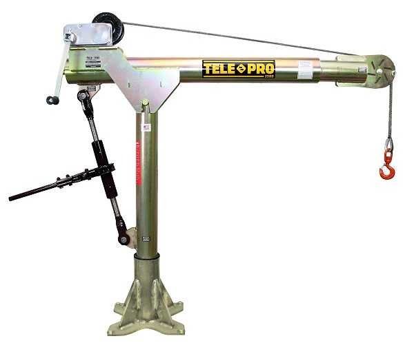 OZ 2500 LBS. Capacity Telescoping Pro Davit Crane