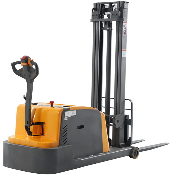 Power Drive and Lift Counterbalanced Stacker 118" Lift 3300lb Capacity