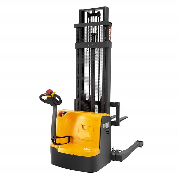 Power Drive and Lift Straddle Stacker 177" Lift 3300lb Capacity