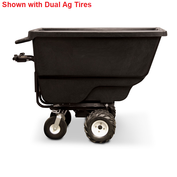 Power Wheel Barrow with 20 Cubic Foot Dump Hopper