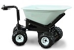 Electric Wheelbarrow – 8 Cubic ft. with 4WD Manual Dump