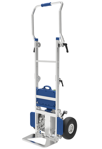 Folding Compact Powered Stair Climbing Hand Truck with Brakes