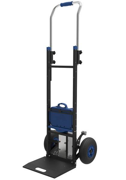 Powered Stair Climbing Carbon Steel Hand Truck with Telescoping Handle