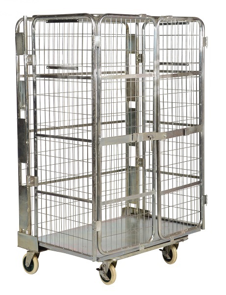 Security Wire Cage Cart - Foldable