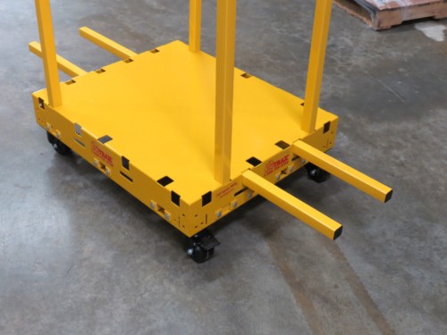 Indoor/Outdoor Safety Dolly Cart with Locking Casters