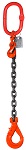 4500 lbs Chain Lifting Sling with Single Self-Locking Hook