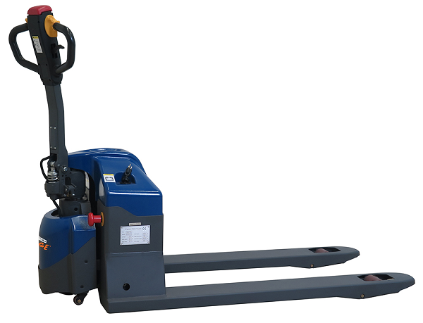 Semi-Electric Heavy Duty Pallet Jack with Lithium-Ion Batteries 3300 lbs Capacity