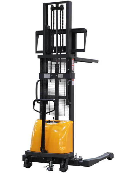 Semi-Electric Straddle Stacker 118" Lift 3300lb