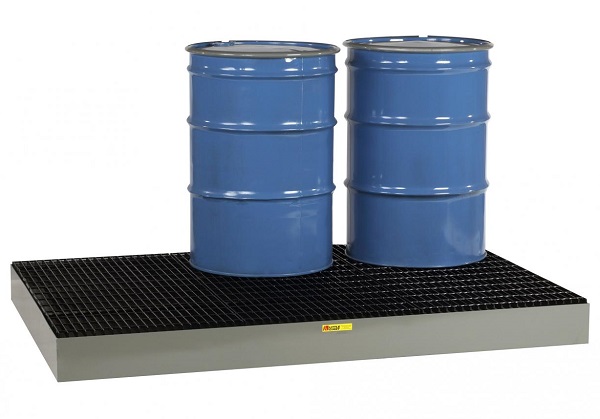 Six Drum Low Profile Spill Control Platform