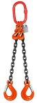 12300 lbs Chain Lifting Sling with Double Slip Hook