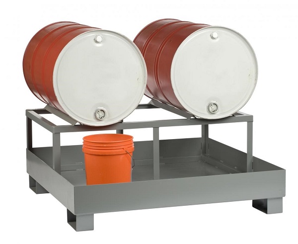 Spill Control Platform with Dual Drum Rack