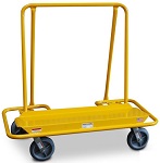 Steel Drywall Mover Panel Cart with Offset Back Handle