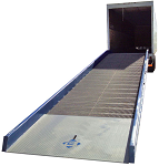 Portable Steel Yard Ramps with Wheels - 16000lb Capacity