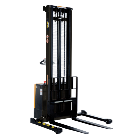 Electric Stacker With Powered Lift and Drive - 150 Inches Lift Height