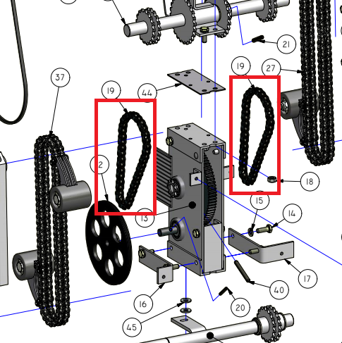 Drive Chain Replacement For Escalera  Hand Trucks